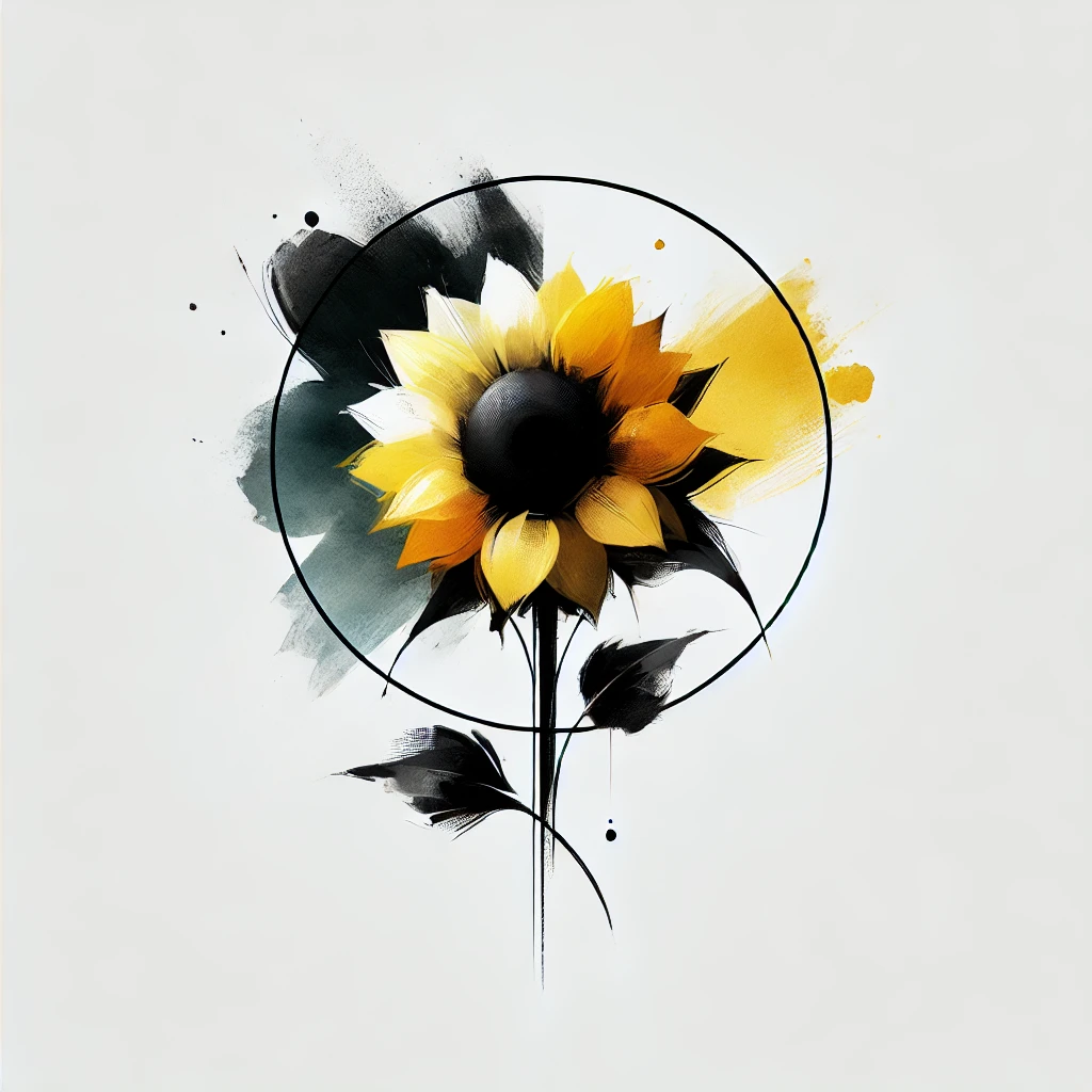 diseño de tatuaje en acuarela a color